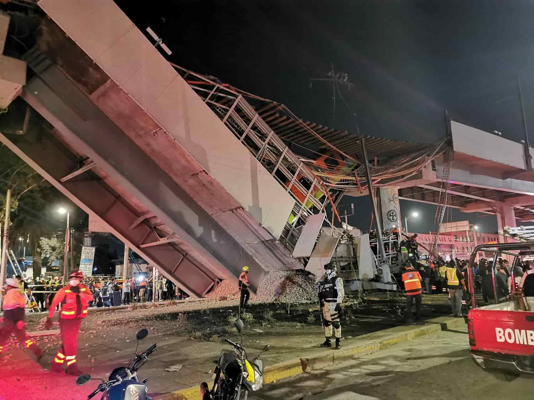 Hallan práctica prohibida en puesta de estructura de acero de tramo colapsado de L12 | La Silla Rota 