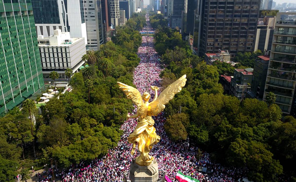 La del INE, crónica de una marcha «de clases medias» y de la que no se sabe cuántos asistieron | El Universal 