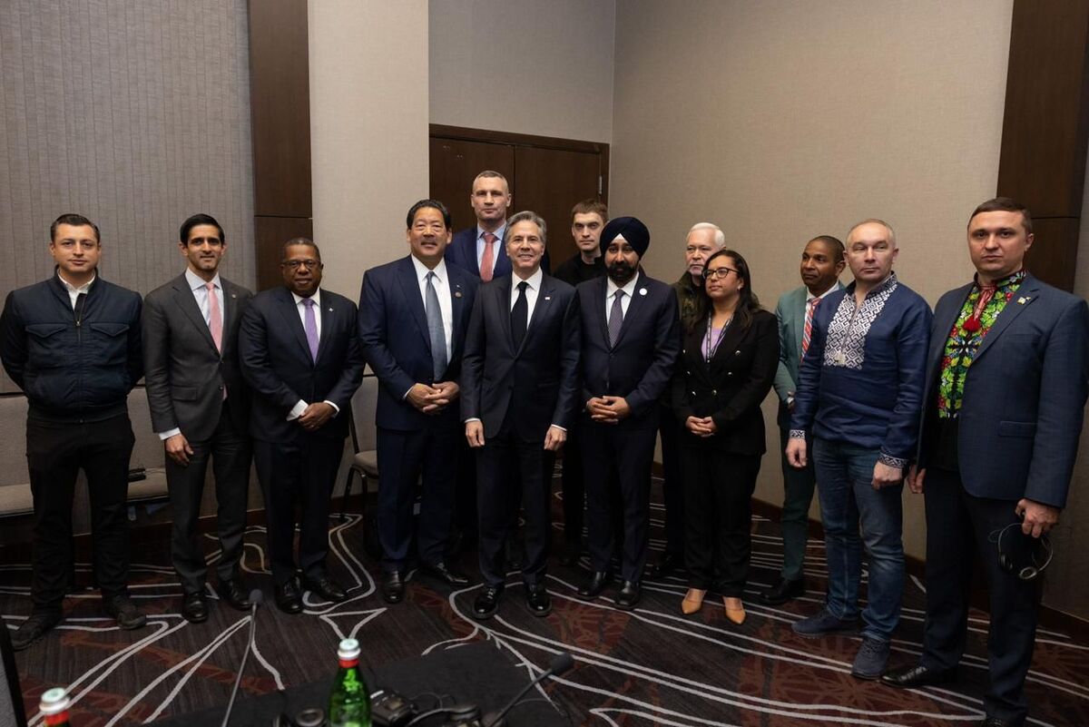 Luis Donaldo @ColosioRiojas y Antony Blinken, Secretario de Estado de EUA en la Cumbre de Ciudades de las Américas #INFOCOLOSIO