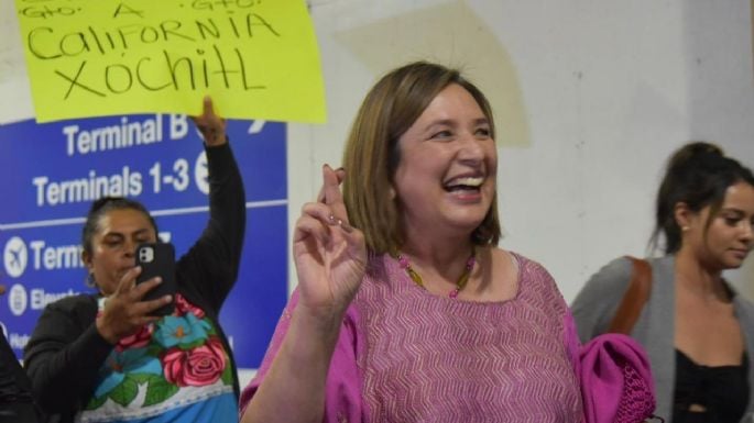“Aquí está el estado 33”: Xóchitl Gálvez se adelanta a Sheinbaum y arranca primero su gira a EU | Proceso