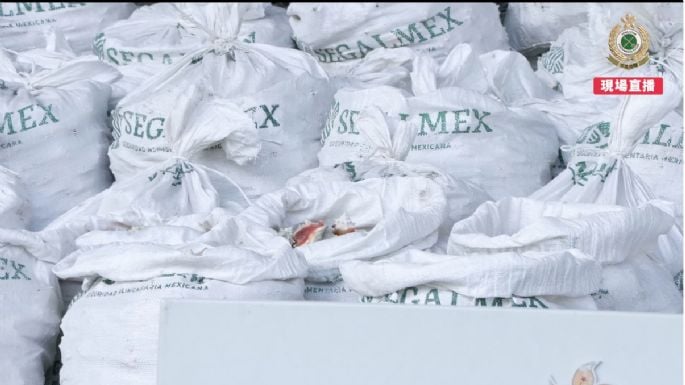 Hong Kong incauta millonario cargamento de metanfetamina oculta en costales de #Segalmex | Proceso