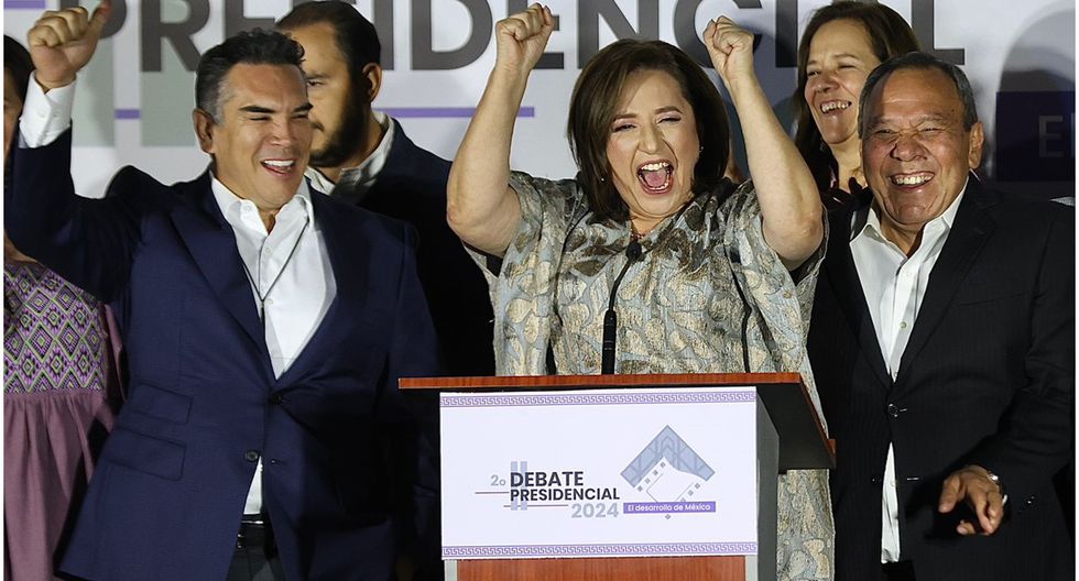 Claudia quiere hacer creer que este arroz ya se coció, pero en el debate se le quemó: #XóchitlGálvez | El Universal