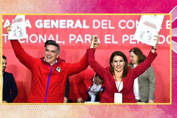 ¡Es oficial! ‘#Alito’ Moreno consigue reelección al frente del PRI hasta 2028 | Político MX 
