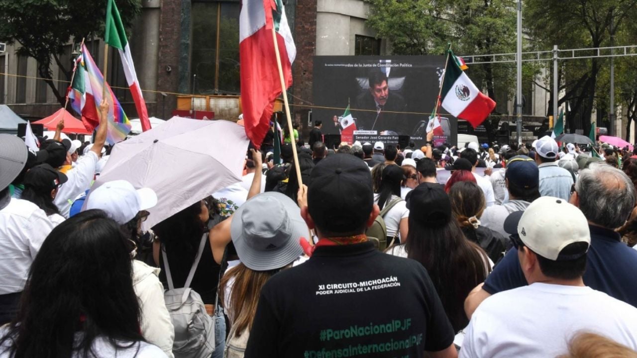 Jueces y magistrados acusan «#GolpeDeEstadoTécnico» por la aprobación de la reforma judicial | Latinus 