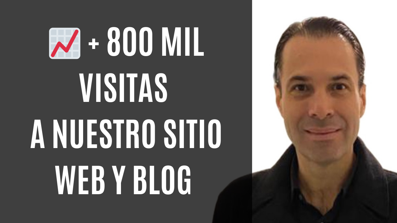 + 800 Mil visitas a nuestro #SitioWeb y #Blog