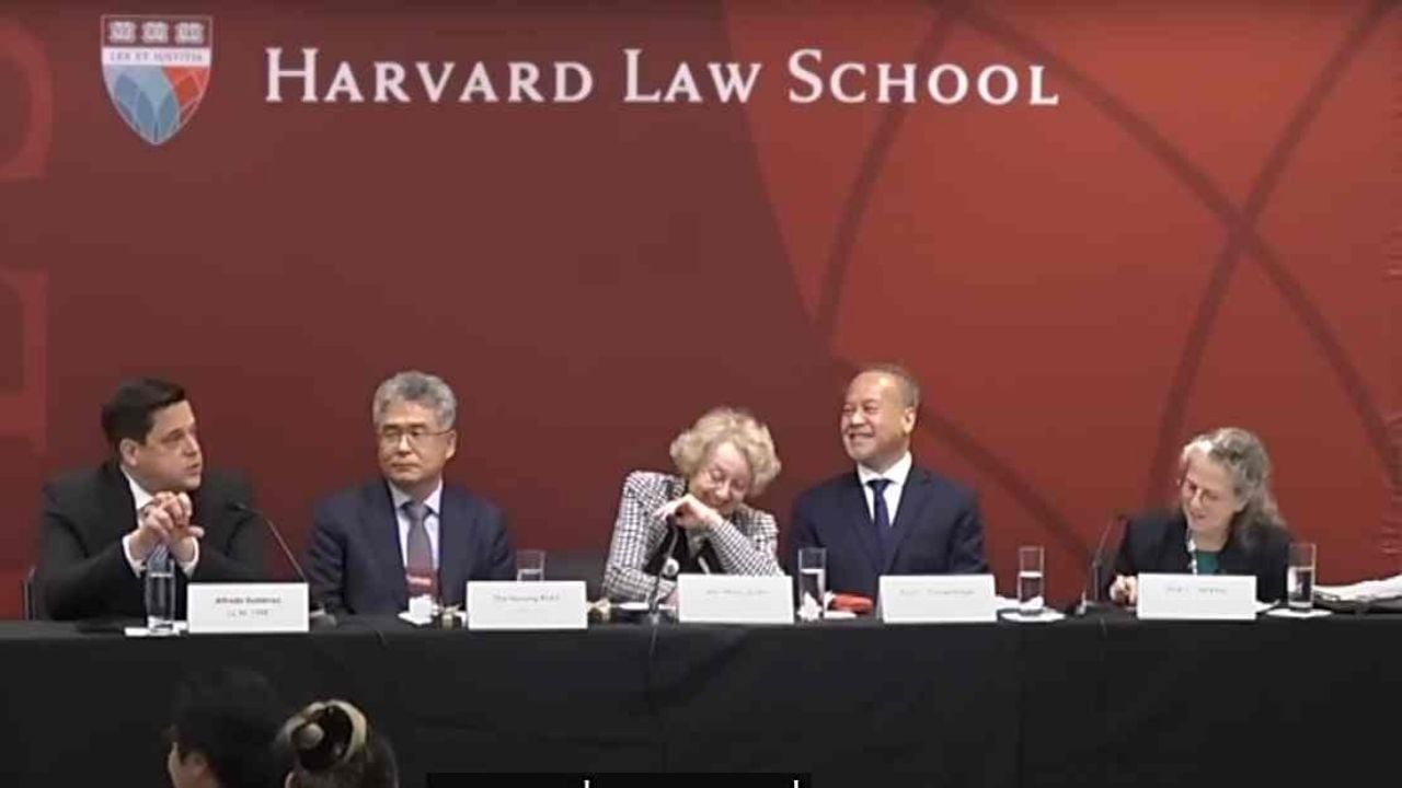 «No es broma»: explicación de Ortiz Mena sobre la reforma judicial desata #risas en plenaria en Harvard | Latinus 