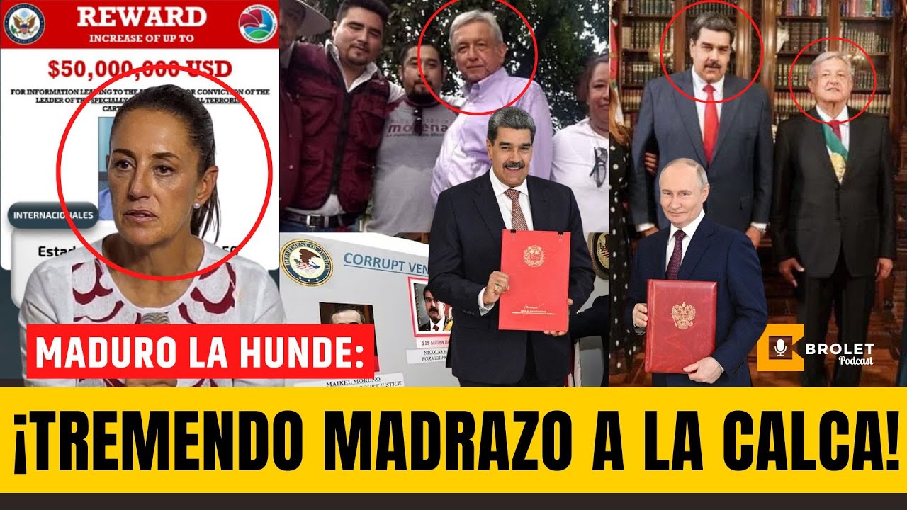 ¡YA FILTRARON TODO! ¡#SHEINBAUM le COPIA a #MADURO! ESPIONAJE BANANERO: NUEVA MARCA DE LA #4T | Brolet