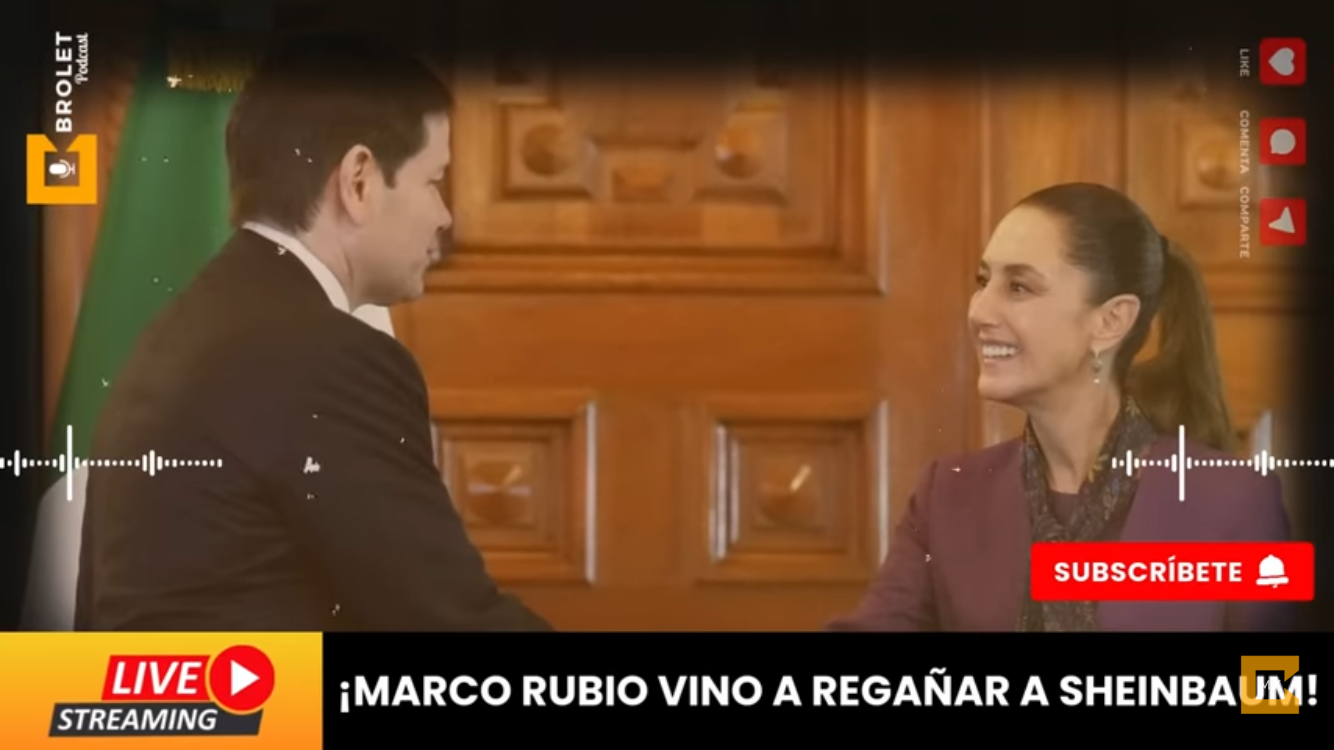 ¡FILTRAN AMENAZA! ¡#SHEINBAUM le LLORÓ a #MARCORUBIO! ¡El MENSAJE de #TRUMP que ACORRALÓ a la CALCA! | Brolet