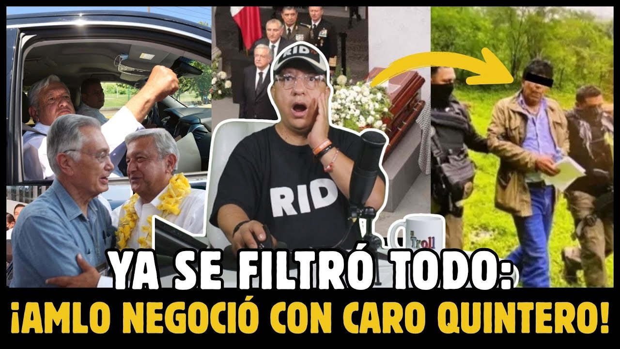 BOMBAZO! #AMLO NEGOCIÓ con Caro Quintero PROTECCIÓN y FRENAR la extradición para proteger a #Bartlett | RID