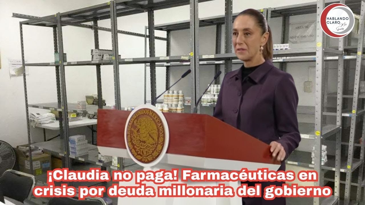 ¡#Claudia no paga! #Farmacéuticas en crisis por #deuda millonaria del #gobierno | Hablando Claro con Mark Staroselsky 