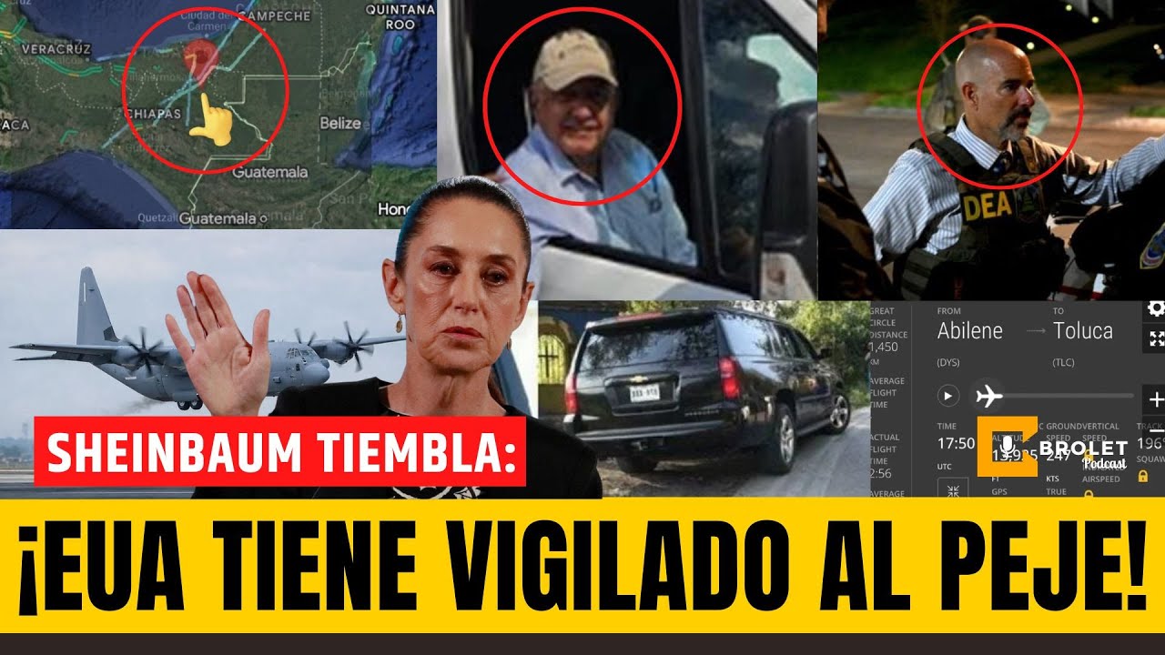 ¡ALERTA ROJA en PALENQUE! ¡#OBRADOR BAJO VIGILANCIA MILITAR de WASHINGTON! ¡CLAUDIA PIÑATA de #TRUMP! | Brolet #INFOPOLÍTICA