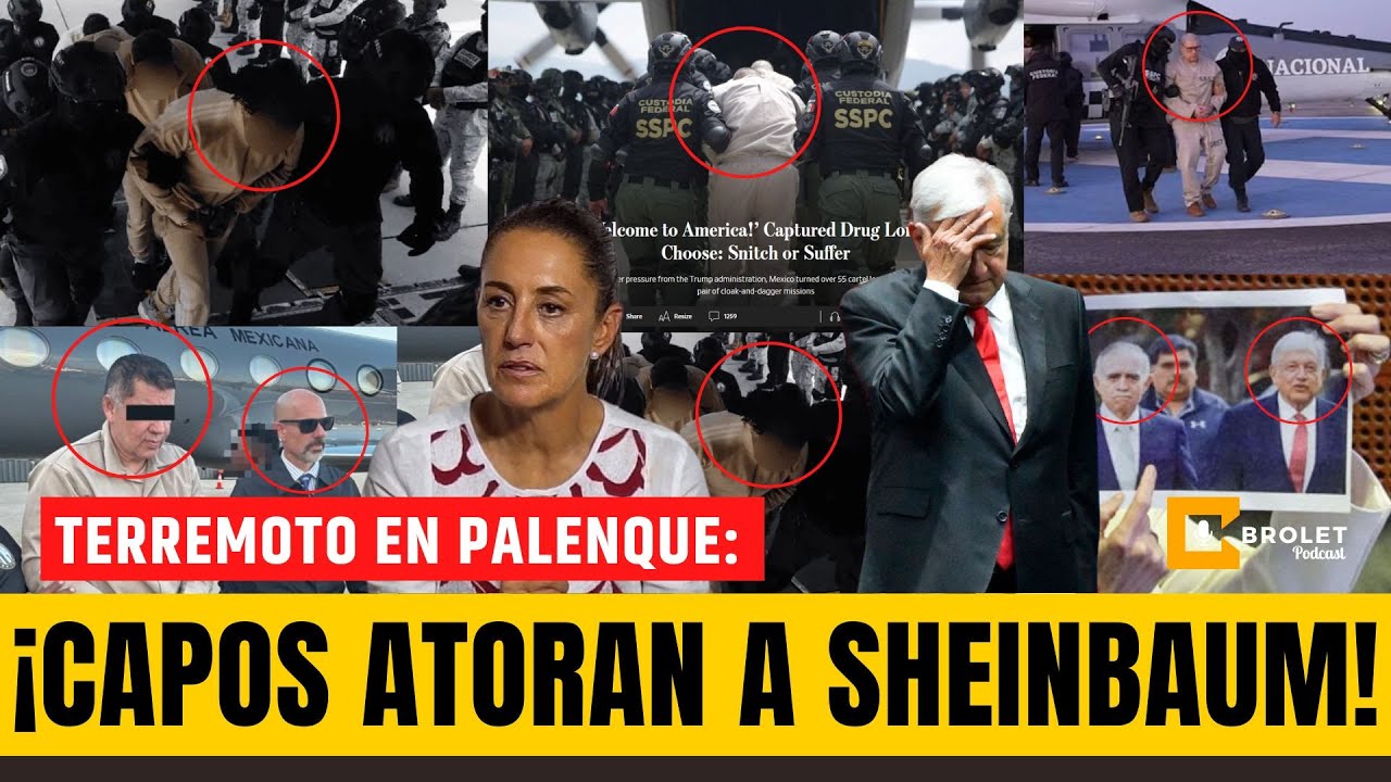 ¡CAPOS SENTENCIAN a #SHEINBAUM! ¡AMENAZAN con CANTAR en #WASHINGTON! ¡#OBRADOR YA PREPARA su ESCAPE! | Brolet #INFOPOLÍTICA
