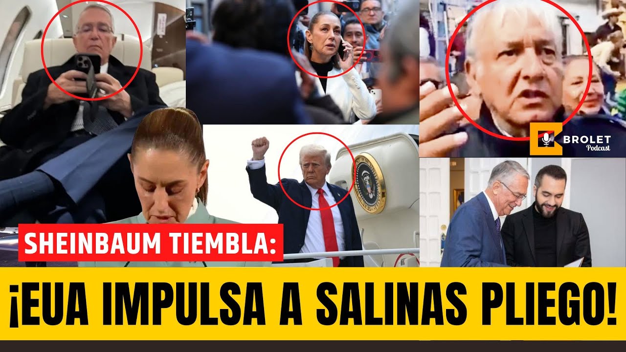 ¡GOLPE FULMINANTE a #SHEINBAUM! ¡#TRUMP QUIERE a #RICARDOSALINAS PLIEGO como CANDIDATO! ¡#OBRADOR se EQUIVOCÓ! | #Brolet #INFOPOLÍTICA