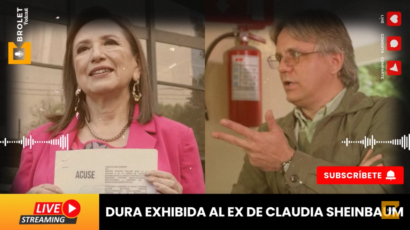 DURA EXHIBIDA AL EX DE CLAUDIA SHEINBAUM | #Brolet #INFOPOLÍTICA