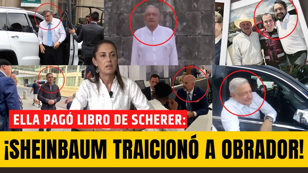 ¡FILTRACIÓN de ÚLTIMA HORA! ¡#SHEINBAUM TRAICIONÓ a #OBRADOR! ¡LIBRO de #SCHERER lo FINANCIÓ PALACIO! | #Brolet #INFOPOLÍTICA