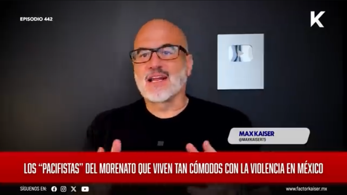 Los “pacifistas” del Morenato que viven tan cómodos con la violencia en México | #FactorKaiser #INFOPOLÍTICA