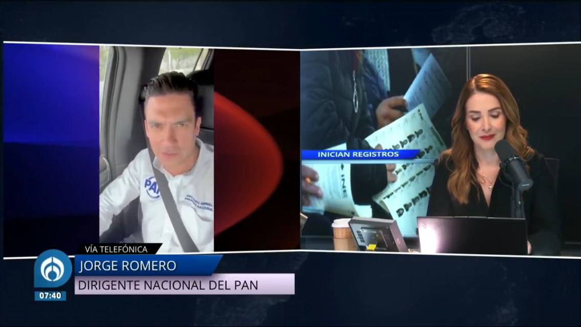 PAN no irá en alianza en 2027, así lo expresó Jorge Romero, dirigente nacional | Grupo Fórmula #INFOPOLÍTICA